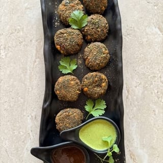 Chilly Paneer and Hara Bhara Kebab